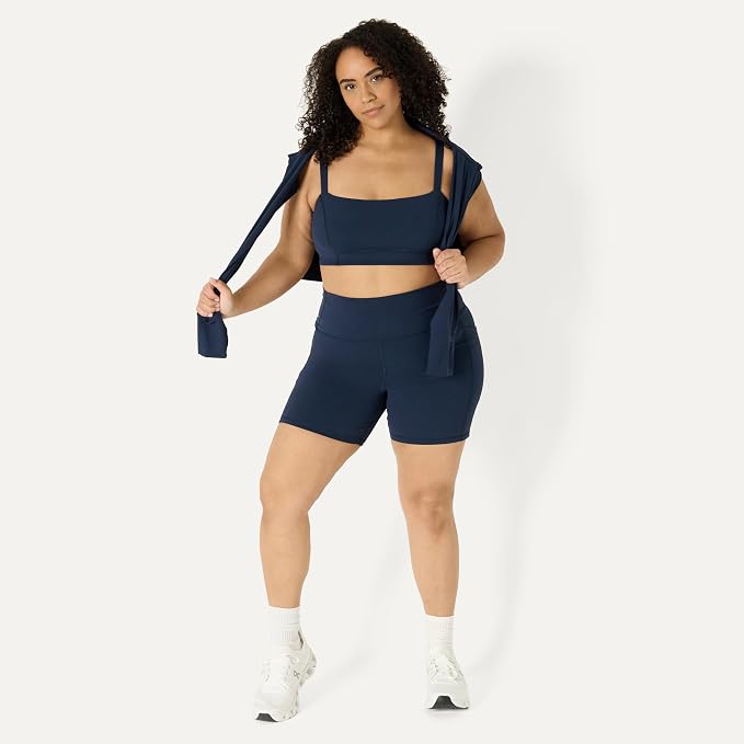 Amazon Essentials Women's Active FormFlex Buttery Soft High Waist Biker Shorts