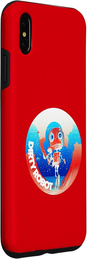 Dirty Robot my computer friend brand AI computing code cobot Case for iPhone XS Max