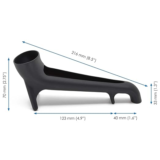 ARO Espresso™ The Original Water Tank Quick-Access Funnel for Espresso Machines | Silicone Offset Funnel for Water Tank Access Under Cabinets | Compatible with Breville Espresso Machines and More!