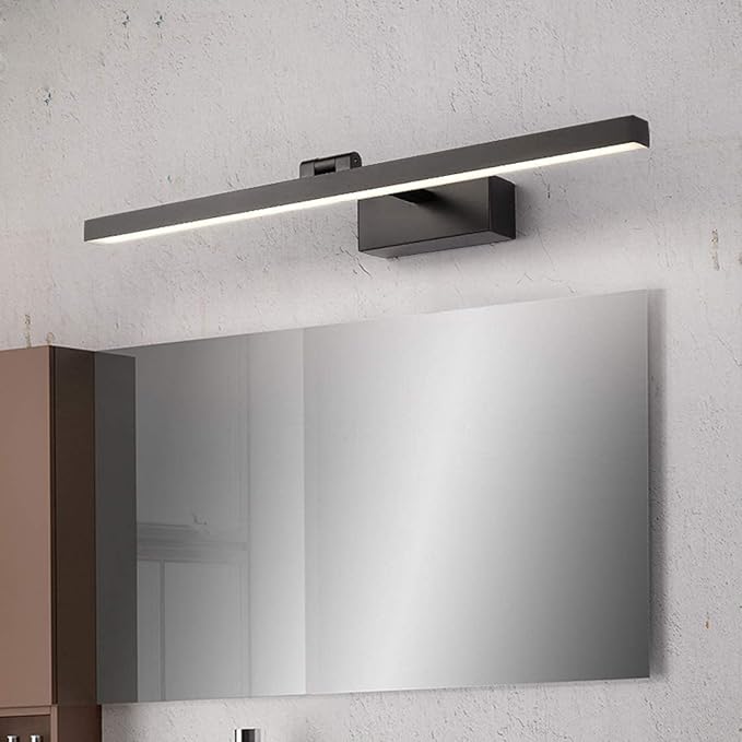 Waterproof LED Bathroom Mirror Light - 16W/70cm Adjustable Vanity Mirror Lamp with Warm Light (3000K) for Makeup and Grooming(Warm Light(3000k),9W/40cm)