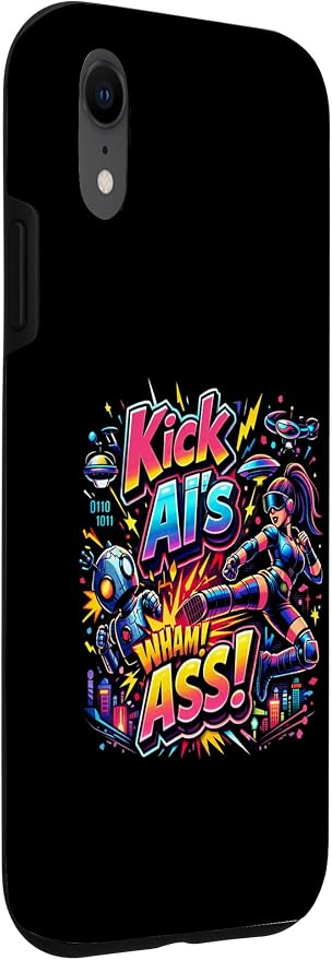 Tech Human vs AI Case for iPhone XR