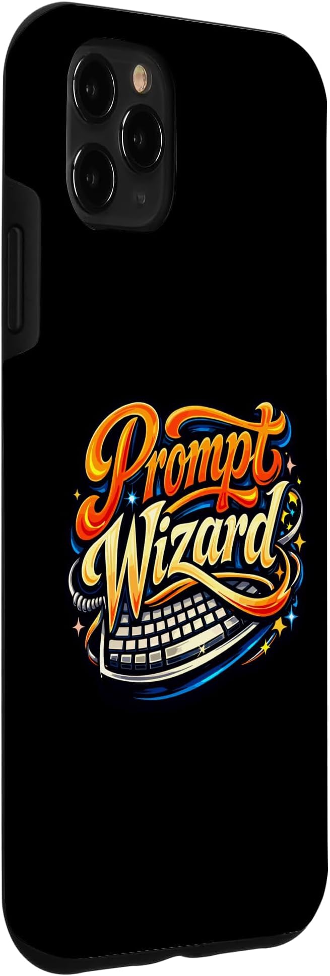 Prompt Wizard AI Retro Keyboard Case for iPhone 11 Pro Max