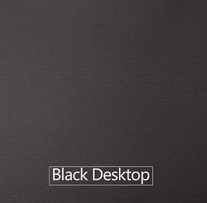 Need Office Computer Desk 39.3 Inch Sturdy Folding Laptop Table Black | Black Frame Writing Gaming Work Table/Foldable Home Office Desk/Sewing Table, No Assembly Required