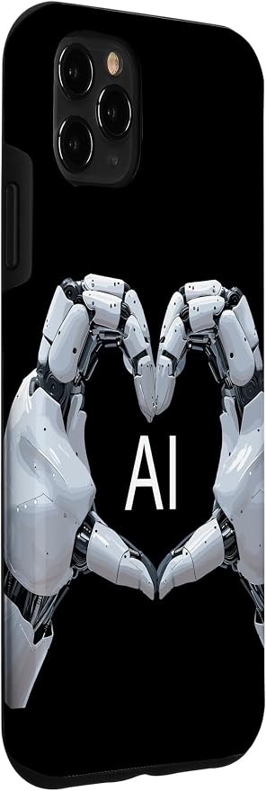 iPhone 11 Pro Max Love AI, Artificial Intelligence, robot hands Case