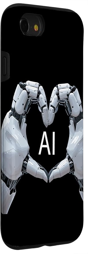 iPhone SE (2020) / 7 / 8 Love AI, Artificial Intelligence, robot hands Case