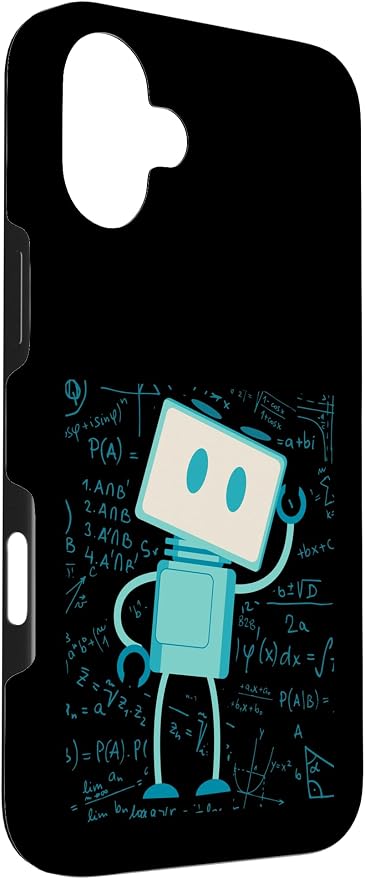 Artificial Intelligence Robot Futuristic AI Robotic Engineer Case for iPhone 16 Plus
