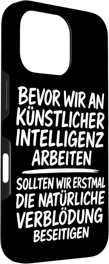 Fix Stupidity First ��� AI Can Wait Case for iPhone 16 Pro