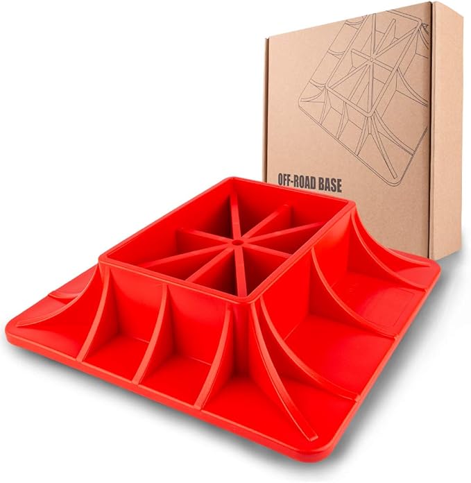 XPV Off-Road Base Compatible With Hi Lift Jack PP Pad Lifting Plate to Alleviate Hoisting Sinkage