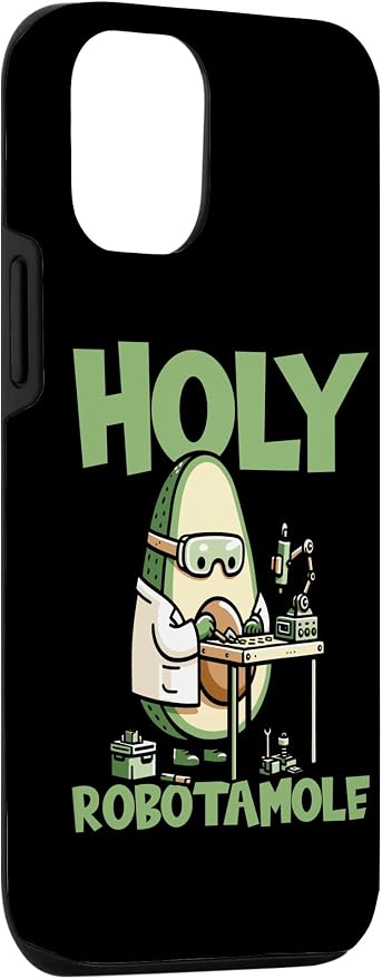 iPhone 14 Pro Robots Artificial - Ai Robotics Avocado Holy Robotamole Case