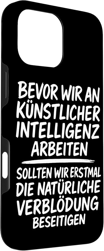 Fix Stupidity First ��� AI Can Wait Case for iPhone 16 Pro Max