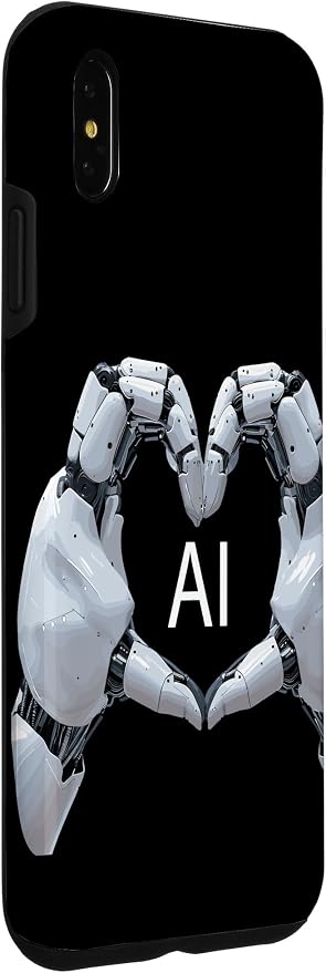iPhone XS Max Love AI, Artificial Intelligence, robot hands Case