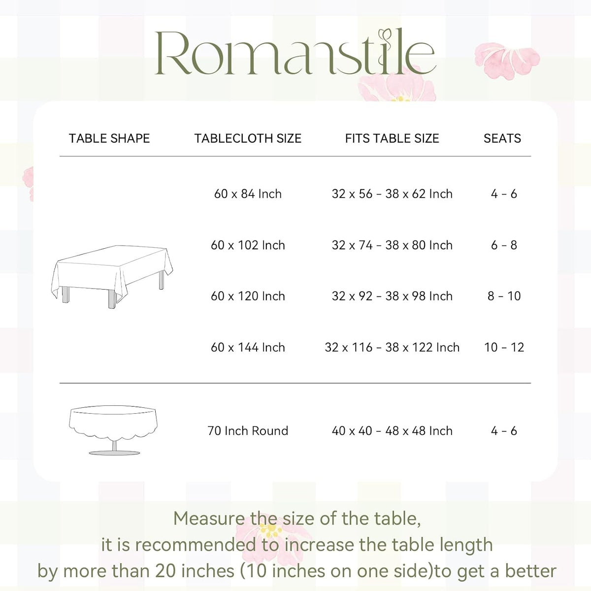 Romanstile Jacquard Round Tablecloth - Waterproof Damask Floral Pattern Decorative Table Cloth Heavy Weight Fabric Table Covers for Dinner, Parties, Outdoor - 70 Inch, Pink