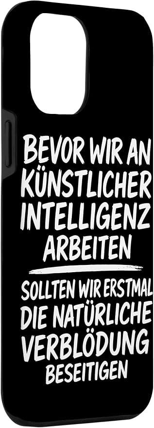 Fix Stupidity First ��� AI Can Wait Case for iPhone 12 Pro Max
