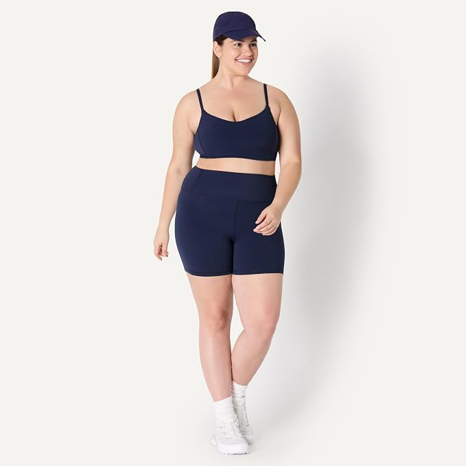 Amazon Essentials Women's Active FormFlex Buttery Soft High Waist Biker Shorts