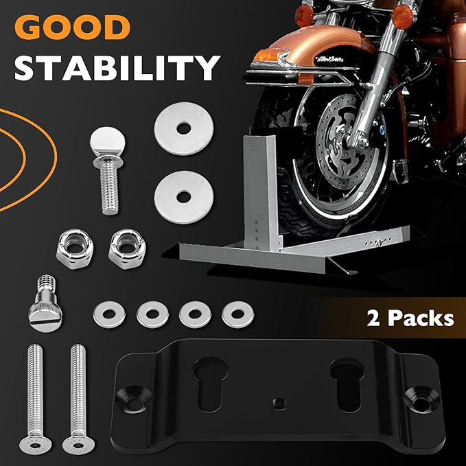 HQPASFY 2 Packs Trailer-Stop Adapter Kit for Pit-Stop Wheel Chock System TK-3000