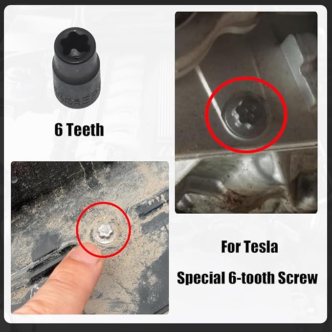 Torx Plus Socket Set, External Torx Plus 6 Point EP Socket EP4 - EP32 19Pcs With 1/2'' 3/8'' 1/4'' Dr, Replacement for E-TORX Socket Set, Works with Most Cars and Tesla