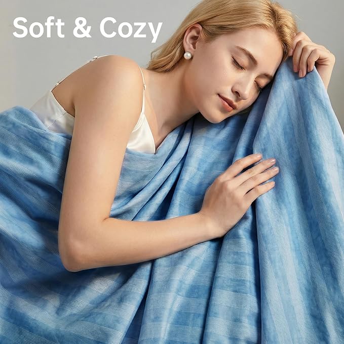 Guohaoi Cooling Blanket for Hot Sleepers and Night Sweats 60"x90" Full Size | Arc-Chill Q-Max >0.5 Cool Fiber,100% Oeko-Tex Certified Lightweight Summer Blanket for Travel/Outdoor Ultra Cold Breathable