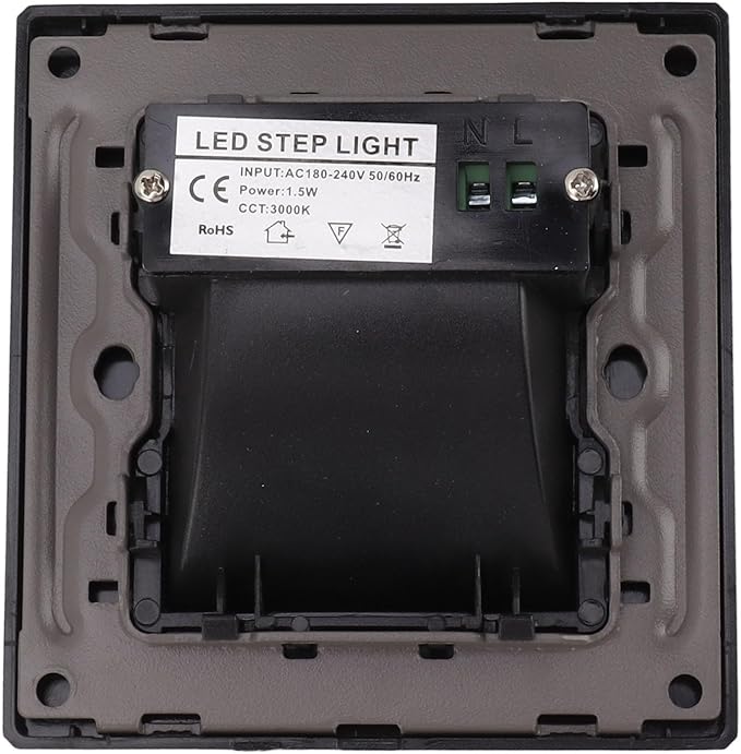 Aramox 1.5W 3000K Motion Sensor Stair Light, 120 Degree Sensor Step Light, Dusk to Dawn Sensor LED Step Light for Indoor Staircase