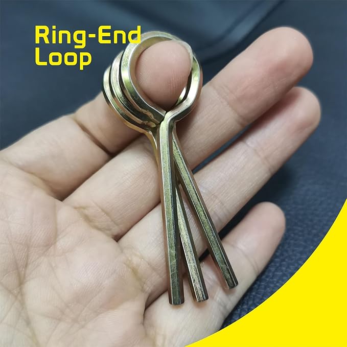 1/8" Standard Hex Dogging Key, Allen Key Sets Wrench Fit on Keychain Push Bar Panic Exit Device Key - 5 Pack