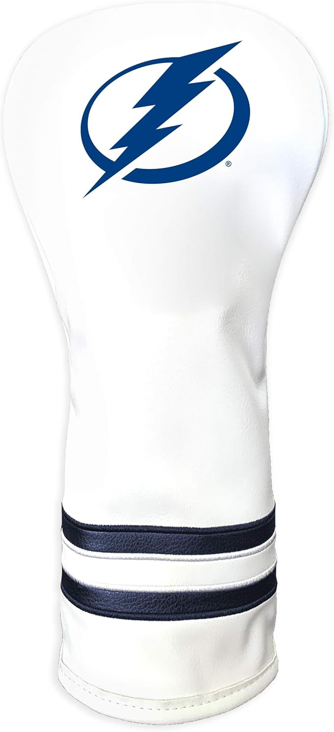 Team Golf NHL White Vintage Fairway Golf Club Headcover, Form Fitting Design, Retro Design & Superb Quality