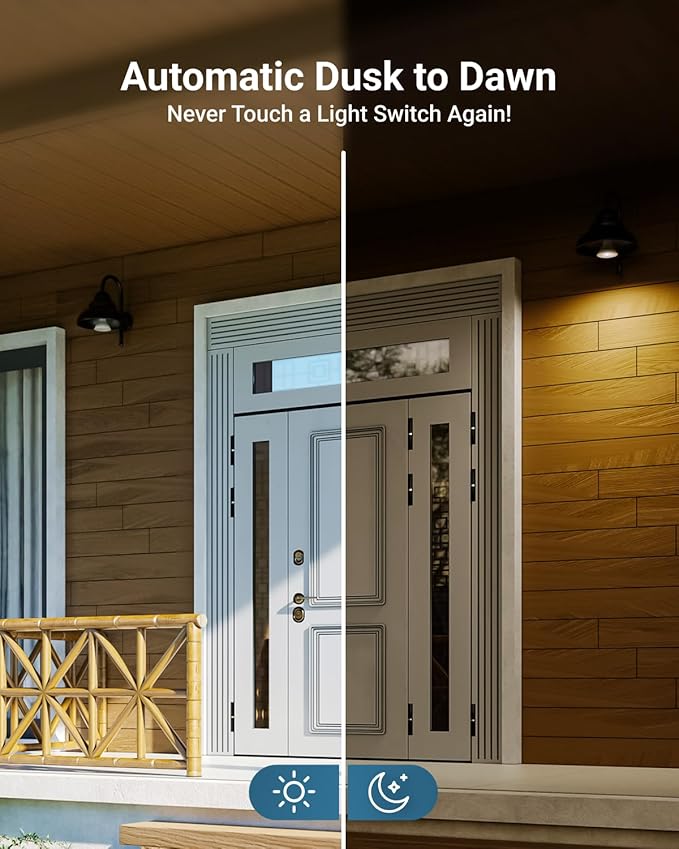 Sunco 12 Pack LED PAR30 Dusk to Dawn Light Bulb for Outside Porch, Patio, Backyard, 11W=75W, 850 LM, 5000K Daylight , Non-Dimmable, Photocell Sensor, UL