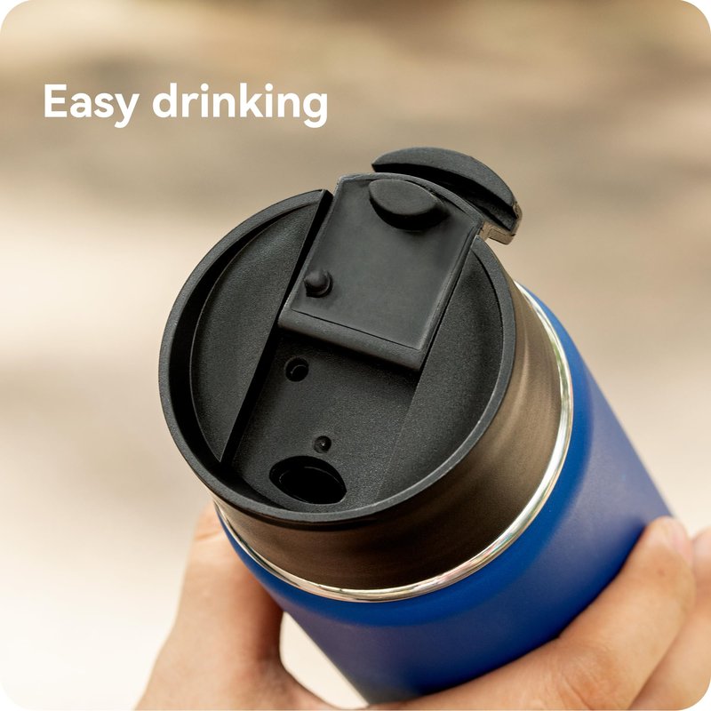 Prurex Replacement Flip Lid for Hydro Flask Wide Mouth, Water Bottles Accessories for 12-64 oz 2.28" Wide Mouth Sport Bottles(Black 2 Pack)