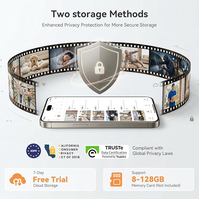 Dzees 2K Security Cameras Wireless Outdoor, Indoor-Outside WiFi Battery Powered Camera for Home Security,Color Night Vision,2-Way Talk,AI Motion Detection,Spotlight Siren Alarm,SD/Cloud Storage,2 Pack