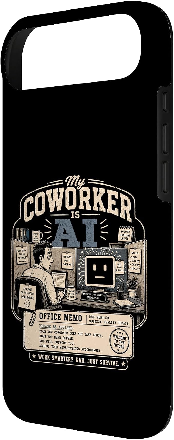 My Coworker is AI Office Humor Funny Workplace Replacement Case for iPhone Air