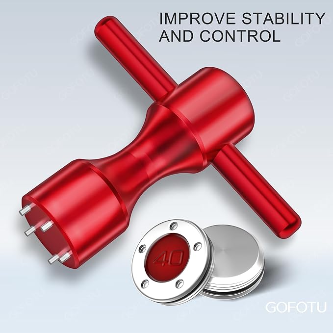 Golf Head weight 2pcs. 5g-40g Golf Custom Weights+Red Wrench Compatible with Titleist Scotty Cameron Putters Newport (40g)