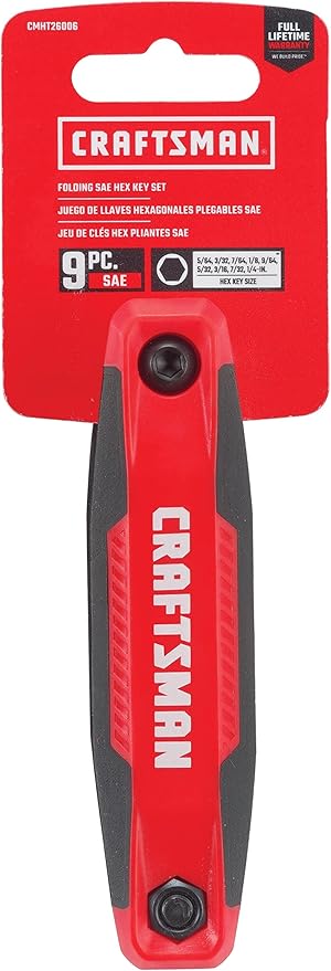 CRAFTSMAN CMHT26006 CM HEX KEYS-SAE FOLDING SET