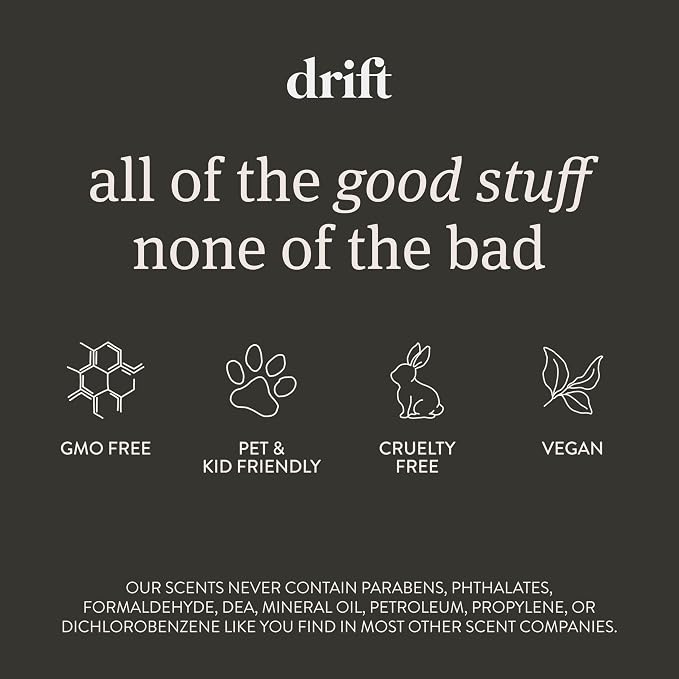 Drift Car Air Freshener - The Original Wood Air Freshener - Car Odor Eliminator - Long Lasting Scent - Auto Accessories - Metal Clip - Essential Oils - Apple Picking Scent Starter Kit