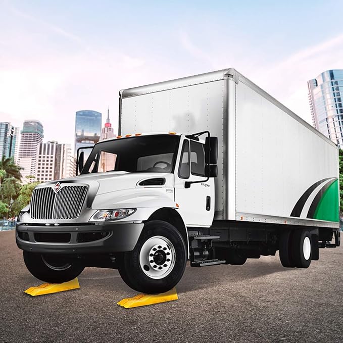 ZONETECH Automotive Leveling Ramps- Premium Quality Camper Trailer SUV Car Wheel Chocks, Leveler, Stabilizer on Uneven Ground- Great for Raising Auto
