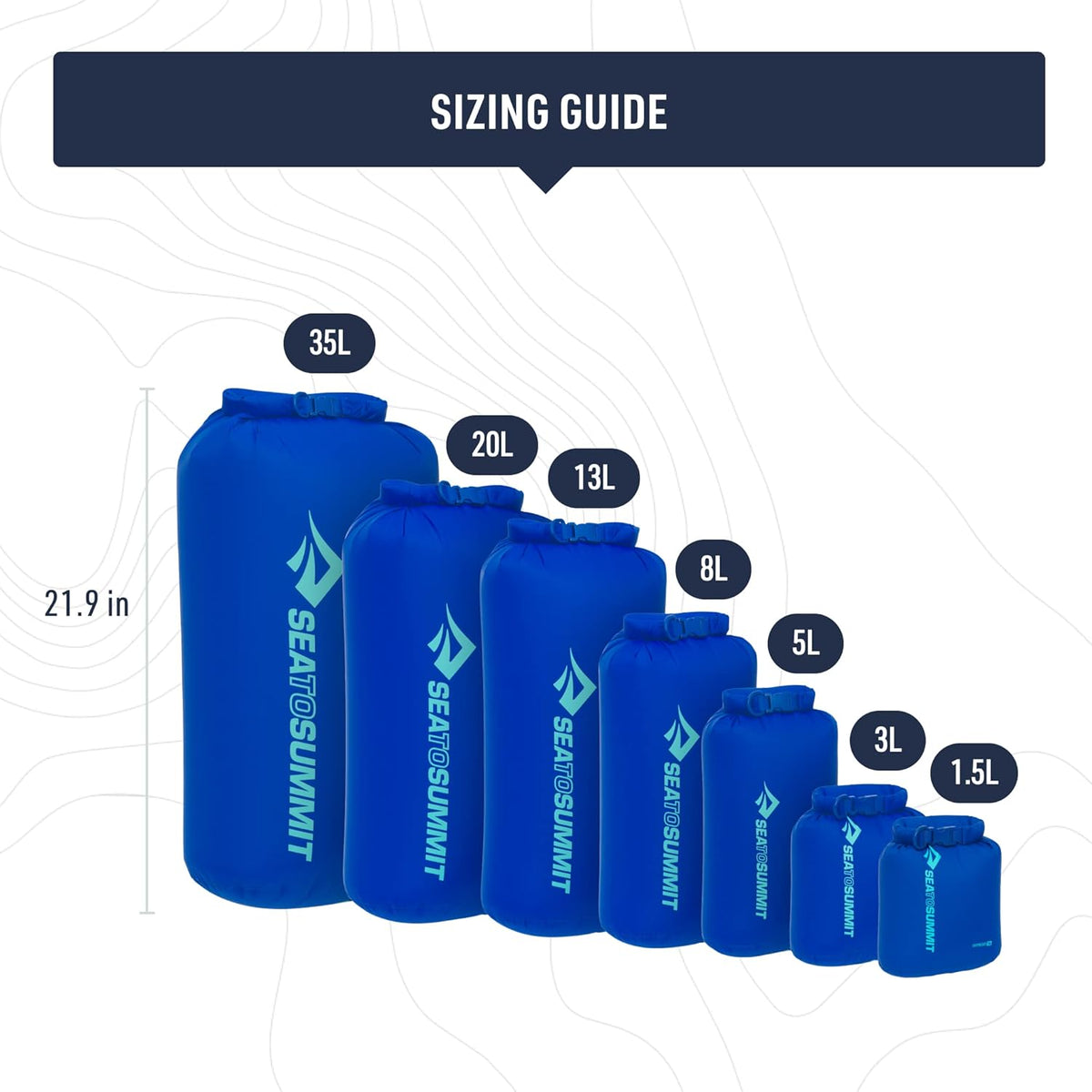 Sea to Summit Lightweight Dry Bag - Versatile Waterproof Storage Solution | Ideal for Outdoor Adventures