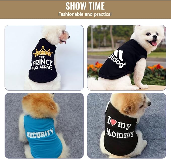 Custom Dog Shirt Pet Clothes Breathable Shirts for Small to Large Dogs Customized Name Logo Photo Puppy Outfits Personalized Sleeveless Vest Pets Apparel White, 4XL