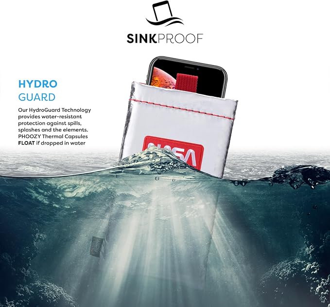 PHOOZY Apollo Thermal Phone Case | Insulated Phone Pouch Extends Battery Life 3X | Heat Resistant Drop Protection | Military Grade Water Resistant | Large | Space