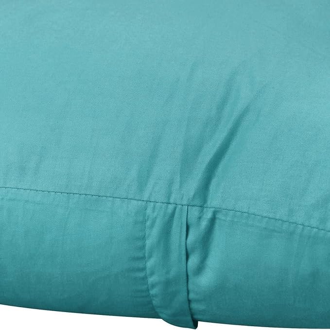 Thmyo 4-Pack 100% Cotton Comfortable Solid Decorative Throw Pillow Case Square Cushion Cover Pillowcase Sublimation Blank Pillow Covers DIY Throw Pillowcase for Sofa Bedroom(20x20 inch/ 50x50cm,Green)