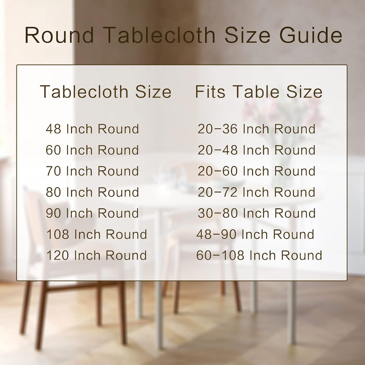 sancua Round Tablecloth - 90 Inch - Water Resistant Spill Proof Washable Polyester Table Cloth Decorative Fabric Table Cover for Dining Tables, Buffet Parties and Camping, Pink