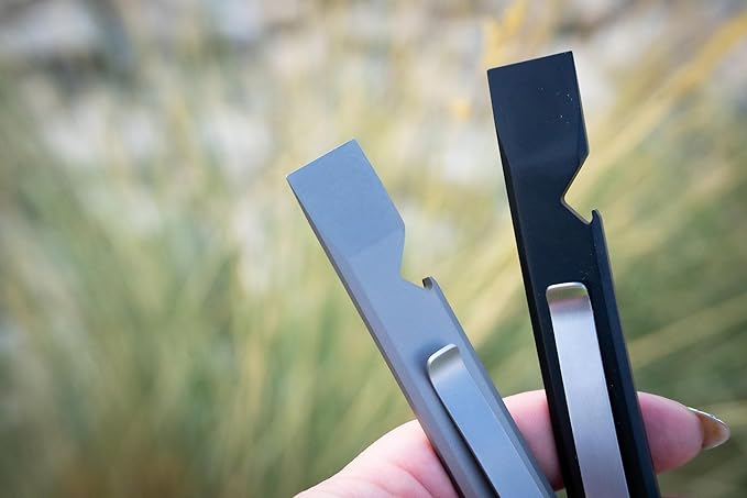 DAILYCARRYCO. SlimPry 2.0 Ultimate Slim Mini Everyday Carry PryBar Simple Keychain Carry Pry Tool Lightweight Sleek KeyChain