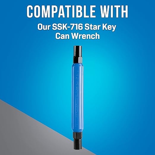 SSK-85 Jonard Tools Slam Lock Star Key for LB & LS Patterns