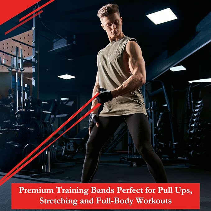 8 Pcs Resistance Bands Pull up Bands Pull up Assistance Bands Exercise Workout Bands for Working Out Muscle Training Physical Therapy Muscle Training Men and Women