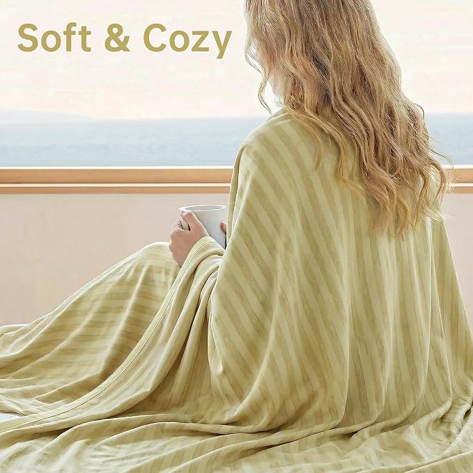 Guohaoi Cooling Blanket for Hot Sleepers and Night Sweats 60"x90" Full Size | Arc-Chill Q-Max >0.5 Cool Fiber,100% Oeko-Tex Certified Lightweight Summer Blanket for Travel/Outdoor Ultra Cold Breathable