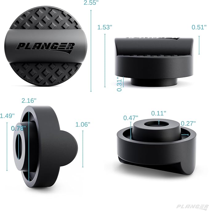 PLANGER® - Curby Pad - Rubber Jack Pad for Audi (Special CAR Brands from Germany) Trolley Jack, Vehicle Lift and Axle Stand - Protects Your Car, SUV