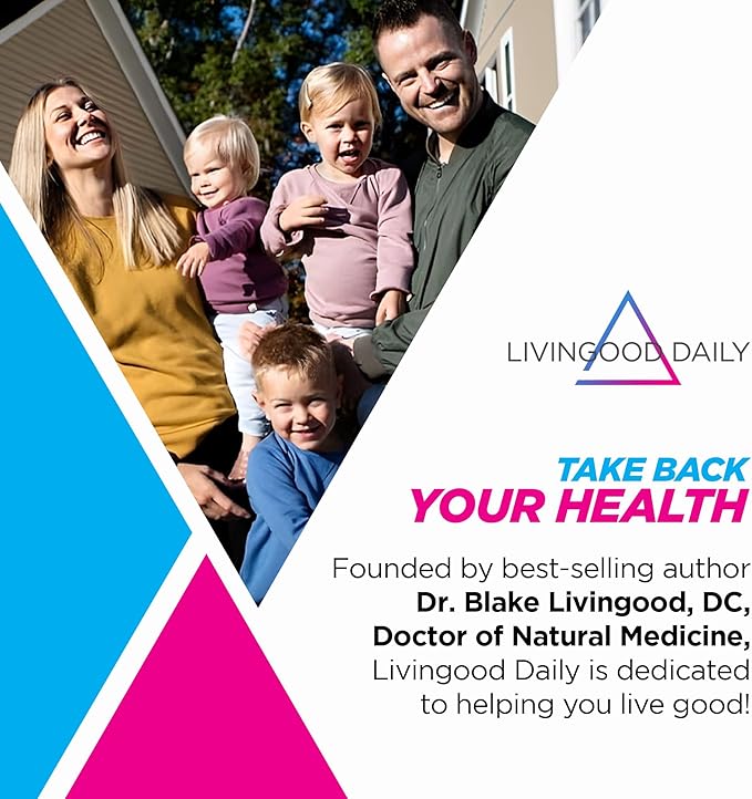 Livingood Daily Blood Pressure Support, 120 Vegetarian Capsules - Blood Pressure Supplements with Beet Root, Pomegranate, & Hawthorn Support High Blood Pressure & Heart Health - Vegan & Non-GMO