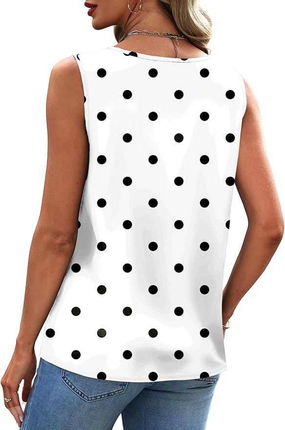 Sipaya Silk Satin Tank Tops for Women V Neck Summer Tops Sleeveless Camisole Business Casual Outfits Work Blouses