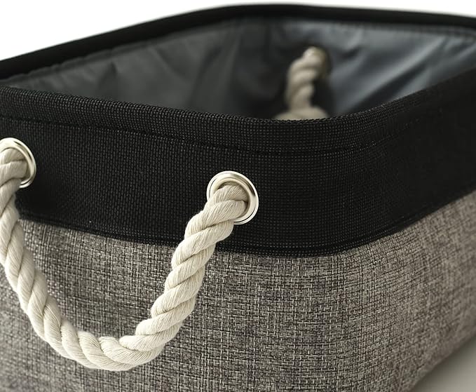 Fabric Storage Cubes - Closet Storage Bins Storage Baskets for Organizing with Handles Organization and Storage 11.8 (L) x 7.8 (W) x 5.2 (H) inches