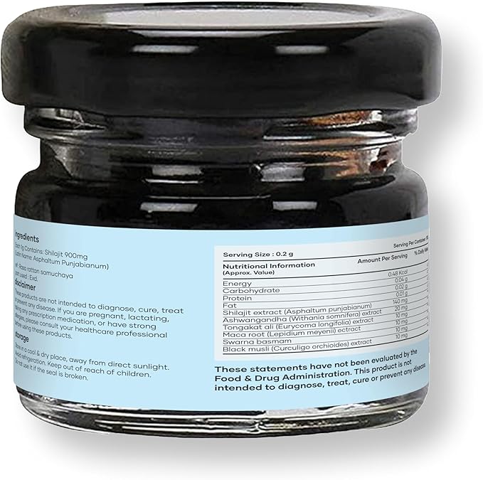 Mars Pure Himalayan Shilajit (Resin) | Pure Organic Shilajit Resin sourced from Himalayas | Strength, Stamina, Immunity | Good Health Company - 15 g | Pack of 1