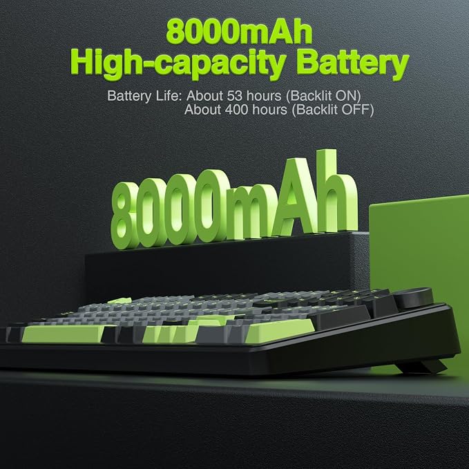 AULA F99 Pro Wireless Mechanical Keyboard with Knob,Creamy Sound,Tri-Mode BT5.0/USB-C/2.4GHz Hot Swappable Keyboard,Gasket Structure,RGB Backlit Computer Gaming Keyboards