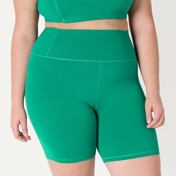 Amazon Essentials Women's Active FormFlex Buttery Soft High Waist Biker Shorts