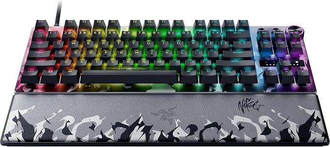 Razer Huntsman V3 Pro TKL 8KHz Esports Gaming Keyboard, Niko Edition | Analog Optical Switches Gen 2, Razer Snap Tap, Rapid Trigger, Adjustable Actuation, Media Controls