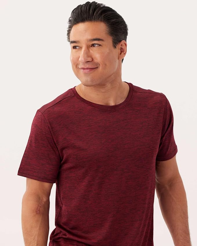 5 Pack Men's Dry Fit Short Sleeve T-Shirt Gym Workout Athletic Running Tee | Cooling, Moisture-Wicking, Crew Neck, Quick-Dry, Breathable, Active, Exercise, Fitness, Basketball, Cycling, Hiking, Tennis